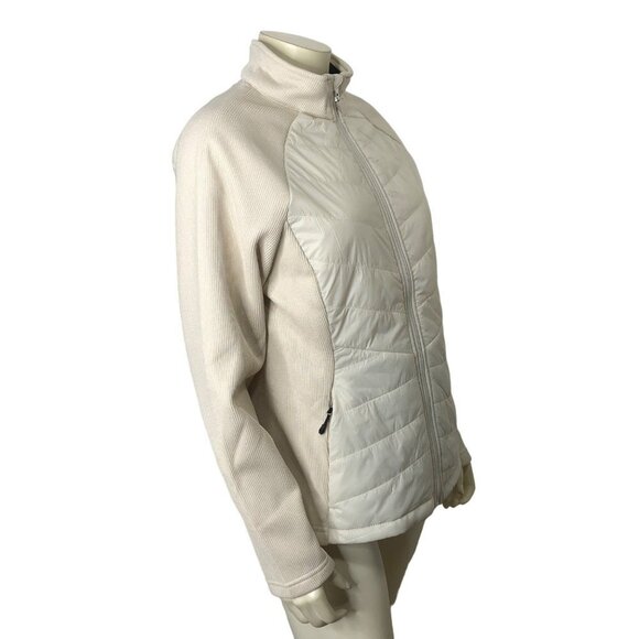 SPYDER WOMEN FULL ZIP IVORY JACKET L NEW WITH TAG‎ - Picture 4 of 11